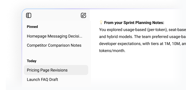 Personal context memory