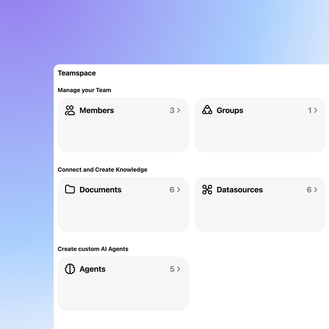 Admin Console UI